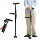 LumiStep™ - Bengala Multifuncional Ajustável Antiderrapante Com LED