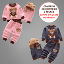 Conjunto UrsinhoBaby (Camisa + Calça + BRINDE Colete de Lã)