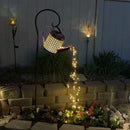 Luminária Retrô Jardim Encantado Com Painel Solar Recarregável + Luz de Fada 36 Leads