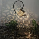 Luminária Retrô Jardim Encantado Com Painel Solar Recarregável + Luz de Fada 36 Leads